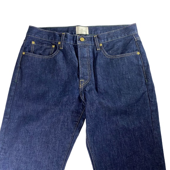 $175 Sid Mashburn Slim Straight Jeans Dark Wash Men's 31x34 - Picture 2 of 7